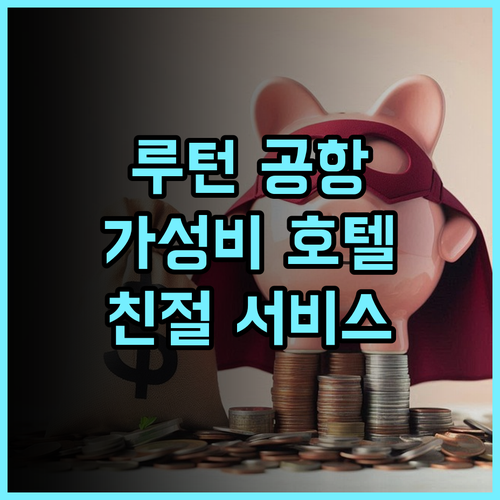 홀리데이 인 런던 루턴 공항 추천 후기 가성비와 훌륭한 서비스에 감동! 루턴공항 가성비호텔 친절한서비스
