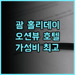 홀리데이 리조트 & 스파 괌 추천 후기 오션뷰와 가성비 모두 잡아 괌호텔 투몬비치 오션뷰