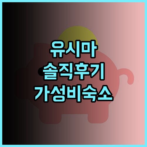 섹션 L 유시마 - 우에노 솔직 후기 가성비 숙소 추천 우에노호텔 섹션L 도쿄가성비