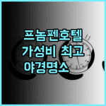 더 브리지 클럽 추천 후기! 시티뷰와 리버뷰를 동시에! 가성비 최고 레지던스 프놈펜호텔 가성비숙소 야경명소