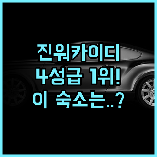 진워카이디 원화 호텔 바이인 4성급 1위! 검증된 최고의 숙소 선택 추천