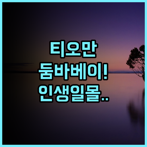 둠바 베이 티오만 후기! 일몰 전망이 아름다운 신축 해변 숙소 추천