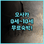 I Cube Nipponbashi East 0세부터 10세까지 무료 실속 가족 아파트먼트형 숙소 추천