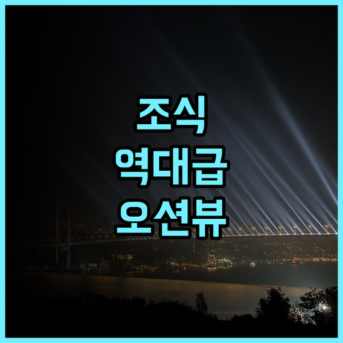 래디슨 블루 보스포러스 호텔 추천 오르타쾨이 중심에서 즐기는 최고의 조식과 오션뷰 후기