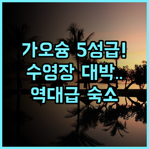더 하워드 플라자 호텔 가오슝 추천 수영장과 부대시설이 완벽한 5성급 숙소 후기