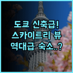 네스테이 인 도쿄 스카이트리 2025년 신축급 객실과 전망이 훌륭한 가족 여행 숙소 추천