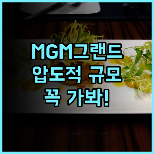 Mgm 그랜드 추천 대규모 수영장과 화려한 엔터테인먼트를 즐길 수 있는 라스베이거스 랜드마크 후기