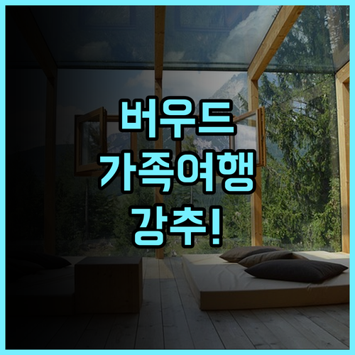 버우드 호텔 앤드 서비스드 레지던스 후기 가족 여행객을 위한 넓은 객실과 조용한 휴식처 추천