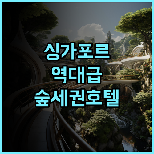 파크로얄 컬렉션 픽커링 싱가포르 자연친화적 디자인 숙소 완벽 후기