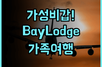 Bay Lodge 후기 가족 여행객에게 최적화된 샤크 베이 아파트형 가성비 숙소 추천