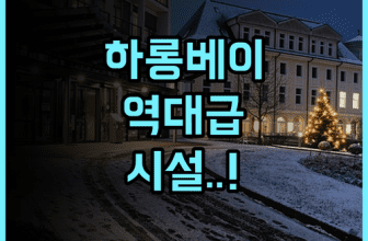 아 라 카르테 하롱 베이 추천 베트남 하롱베이 여행에서 만나는 완벽한 시설 투숙 후기