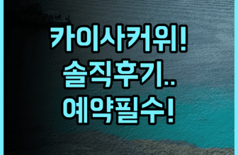 카이사 커위 리조트 선전 다펑 가족 여행을 위한 솔직 후기 및 예약 팁
