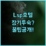 Lsp Hotel & Apartment 장기 투숙하면서 느낀 실제 이용후기 및 숙소 팁