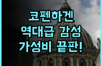 시티허브 코펜하겐 추천 현대적인 감성과 가성비를 모두 잡은 트렌디한 숙박 후기