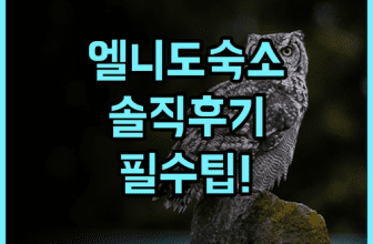 원 엘니도 스위트 솔직 후기, 엘니도 여행 숙소 팁 정리