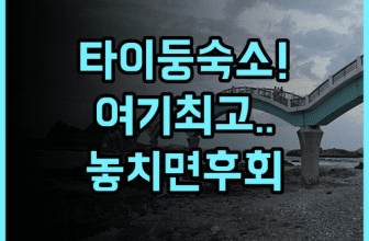 피시 호텔 타이둥 숙소 후기 아늑한 대만 타이둥 여행 추천