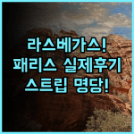 패리스 라스베이거스 호텔 앤 카지노 실제 이용후기 및 스트립 중심가 숙소 팁
