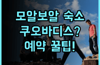 쿠오 바디스 다이브 리조트 모알보알 숙소 후기 및 예약 팁