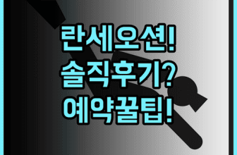 LANSE OCEAN 솔직 후기, 다이빙 투어 맞춤형 예약 팁