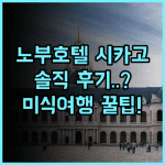 노부 호텔 시카고 솔직 후기, 웨스트 루프 미식 여행 숙소 팁