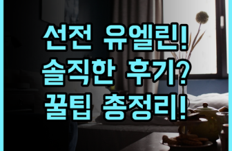 유엘린 호텔 실제 이용후기, 선전 여행을 위한 숙소 팁과 총정리