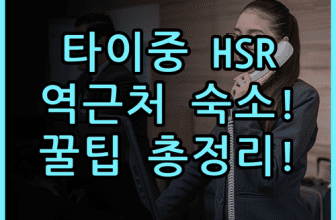 Hotel HSR Hesper 타이중 고속철도역 근처 숙소 팁 총정리