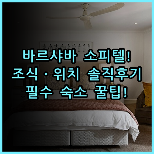 소피텔 바르샤바 빅토리아 솔직 후기 위치부터 조식까지 숙소 팁 총정리