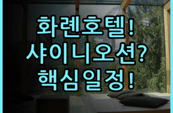 샤이니 오션 호텔 실제 이용후기, 대만 화롄에서 편안하게 보낸 일정 총정리
