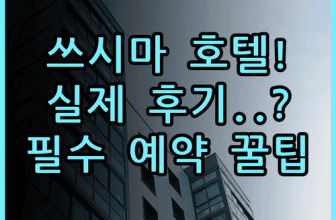 쓰시마 센트럴 파크 호텔 실제 이용후기, 예약 팁 총정리