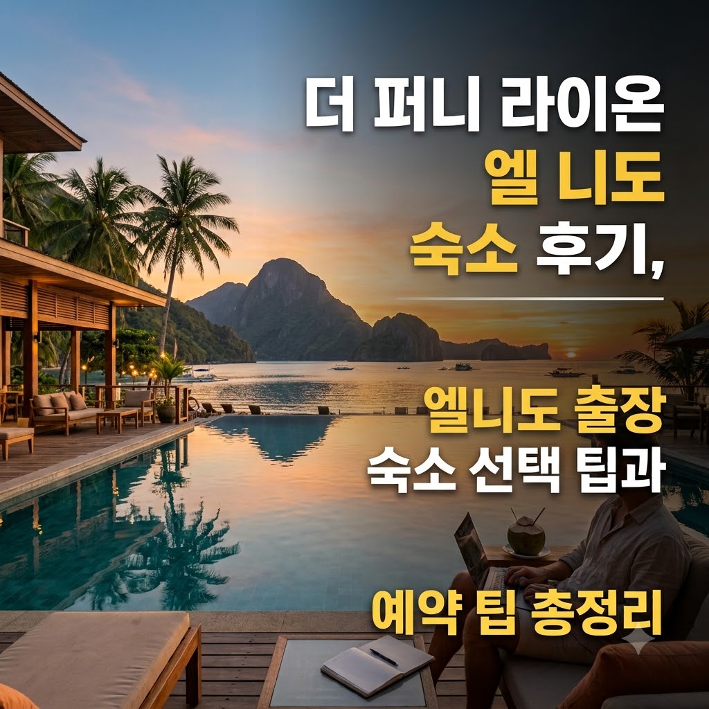 더 퍼니 라이온 엘 니도 숙소 후기, 엘니도 출장 숙소 선택 팁과 예약 팁 총정리