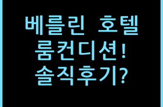 하이페리온 호텔 베를린, 직접 묵어보고 느낀 룸 컨디션