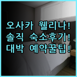 웰리나 호텔 프리미어 나카노시마 이스트 숙소 후기, 오사카 여행 예약 팁