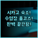 힐튼 가든 인 시카고 다운타운 매그니피센트 마일 수영장 시설 완벽 후기