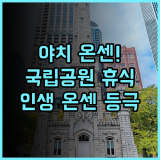야치 온센 추천 아오모리 국립공원 속 진정한 휴식을 위한 완벽 후기